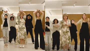 Ex-paquitas se reencontram e relembram coreografia em banheiro de shopping: "Encontro de milhões" - Reprodução / Instagram