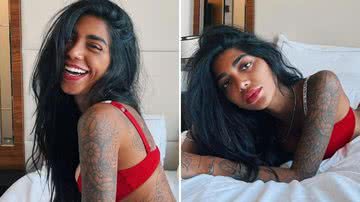 Irmã de Gabigol sensualiza na cama e faz lingerie sumir em bumbum redondo: "Beldade" - Reprodução/Instagram
