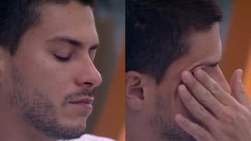 BBB22: Arthur Aguiar chora e ganha consolo de Naiara Azevedo: "Você não é assim" - Reprodução / TV Globo