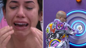 BBB22: Larissa surta após Tiago Abravanel desistir: "Eu destrui o sonho dele" - Reprodução/TV Globo