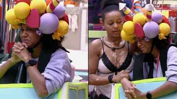 BBB22: Jessilane chora após Tiago Abravanel e é consolada: "Você não teve culpa" - Reprodução/TV Globo