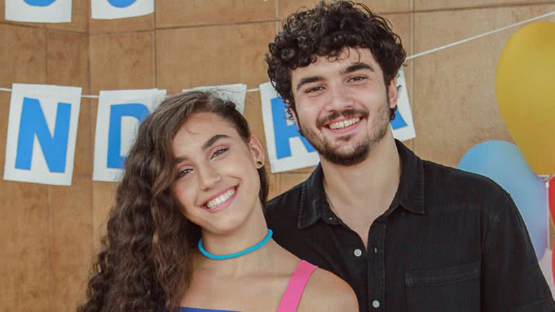 Os jovens viveram um casal coadjuvante na sequência do curta-metragem Tudo Bem, lançado na pandemia - Reprodução/TV Globo