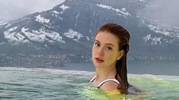 Marina Ruy Barbosa posa de biquíni em piscina chique na Suiça: “Cara da riqueza” - Reprodução / Instagram