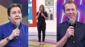 Ao vivo, Fernanda Gentil comete gafe e quase cita Faustão após saída da TV Globo: "Domingão do... Tiagão" - Reprodução/TV Globo