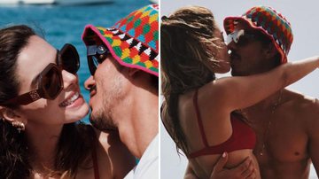 De fio-dental, Giovanna Lancellotti troca carícias com o namorado em passeio de barco: "Delícia" - Reprodução/Instagram