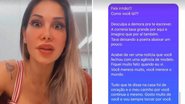 Maíra Cardi expõe troca de mensagens entre Arthur e PA:  "Tem que dar a cara a tapa" - Reprodução/Instagram