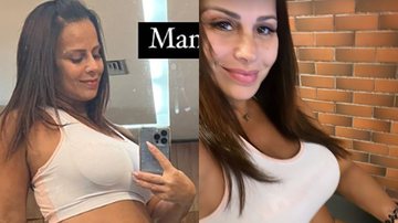 Viviane Araújo malha pesado e mostra barrigão com músculos - Reprodução/Instagram