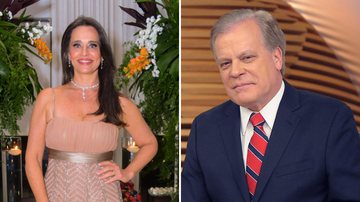 Carla Vilhena faz aniversário em dose dupla e filho com Chico Pinheiro rouba a cena - AgNews/TV Globo