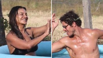 Dira Paes mostra elenco de Pantanal fazendo farra em piscina de plástico: "Sextou" - Reprodução/Instagram