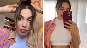 Ex-BBB Paula Amorim levanta a blusa e mostra barriga duas semanas pós-parto: "Flácida" - Reprodução/Instagram