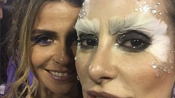 Giovanna Antonelli e Cleo Pires na Sapucaí - Reprodução Instagram