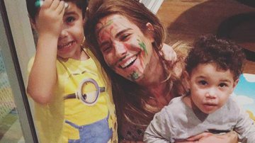 Wanessa com os filhos, José Marcus e João Francisco - Reprodução/Instagram