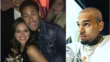 Neymar cutuca Chris Brown - Instagram