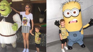 Ana Hickmann se diverte com o filho em Orlando - Reprodução Instagram