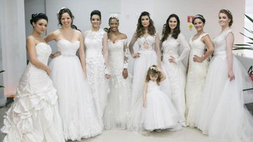Carol Castelo Branco e filha Sophia abrem desfile de noivas em evento em SP - Fotos: PhotoConcept
