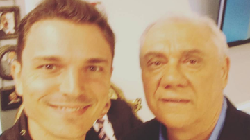 Diego Esteves e o seu pai, Marcelo Rezende - Reprodução/ Instagram