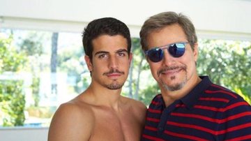 Enzo Celulari com o pai, Edson Celulari - Reprodução/ Instagram