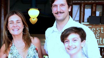 Adriana Esteves e Vladimir Brichta comemoram aniversário do filho, Vicente - Anderson Borde/Agnews