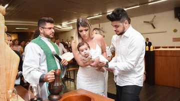 Cristiano batiza José Filho, primogênito de Zé Neto - Livia Cardoso/Divulgação