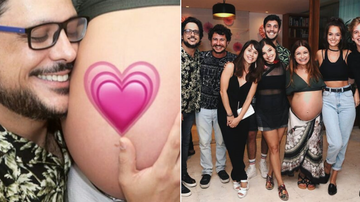 Lucio Mauro Filho e a esposa fazem chá de bebê para a filha - Reprodução Instagram