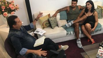 Geraldo Luís entrevista Naldo Benny e Ellen - Reprodução/Instagram
