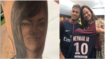 Neymar homenageia a mãe com tatuagem - Reprodução/Instagram