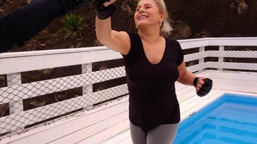 Vera Fischer praticando luta - Reprodução/Instagram