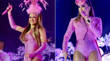 De body rosa colado, Claudia Leitte lança nova turnê em SP - Manuela Scarpa/Brazil News