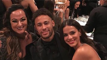 Nadine Gonçalves, Neymar e Bruna Marquezine - Reprodução/Instagram