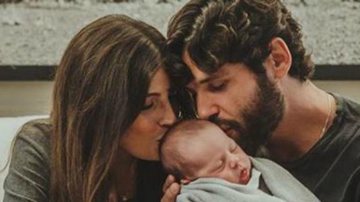 Dudu Azevedo compartilha texto emocionante em clique com filho recém-nascido - Reprodução Instagram