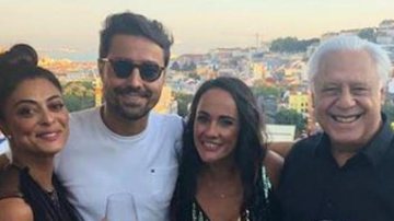 Juliana Paes, Antônio Fagundes e Ricardo Pereira curtem Portugal juntos - Reprodução Instagram
