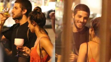 Chay Suede e Camila Lucciola são flagrados juntos durante aniversário - Thiago Martins/AgNews