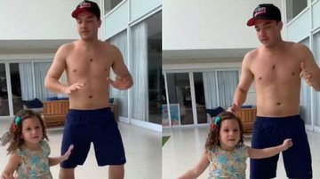 Ysis, filha de Wesley Safadão, encanta fãs ao surgir dançando música do pai - Reprodução Instagram