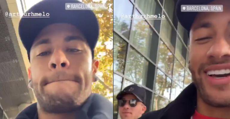 Após separação com Marquezine, Neymar ironiza boatos de estar em balada: ''Agora estou em Barcelona'' - Reprodução / Instagram