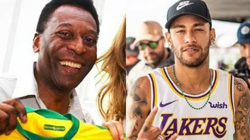 Neymar Jr. faz homenagem para o aniversariante, Pelé: "Vida longa ao Rei" - Reprodução Instagram