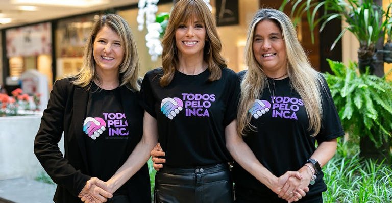 Fabiana Misse, Ana Furtado e Renata Ciraudo organizadoras do bazar Todos pelo INCA - Teca Avelar