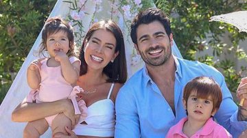 Rodrigão e Adriana Sant'Anna com os filhos, Rodrigo e Linda - Reprodução/Instagram/Ane Duarte