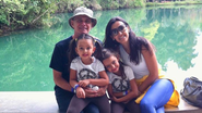 Veruska Seibel, Ricardo Boechat e suas filhas - Reprodução/Instagram