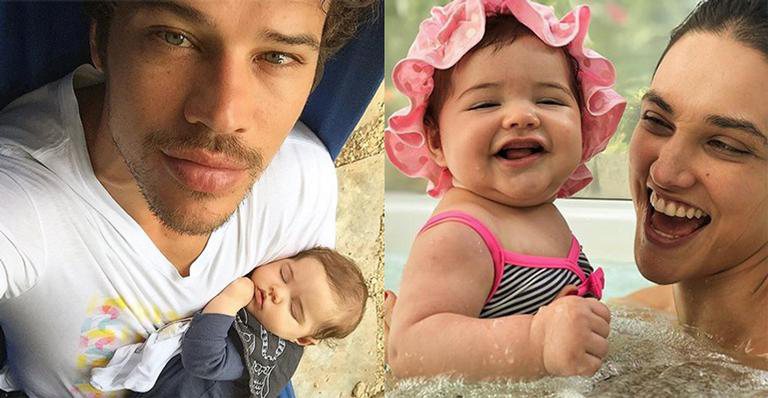 José Loreto e Débora Nascimento com a filha, Bella - Reprodução / Instagram