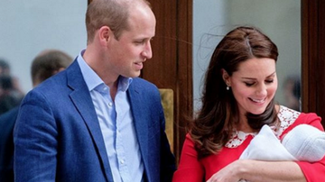 William, Kate Middleton e Louis - Reprodução / Instagram Kensington Royal