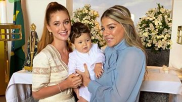 Marina Ruy Barbosa batiza o filho de Luma Costa na capela do Cristo Redentor - Instagram; Michel Diamant / CS Eventos