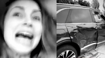 YouTuber Janaína Taffarel sofre acidente de carro e filma tudo - Reprodução/Instagram