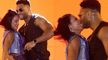 Scheila Carvalho dança e beija muito o maridão durante show - Arquivo Pessoal