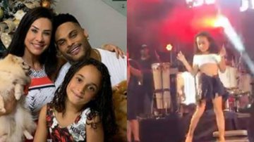 Scheila Carvalho grava a filha dançando no show do marido e se emociona - Arquivo Pessoal