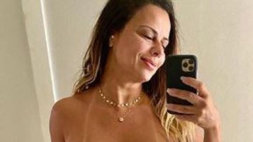 De biquíni mínimo, Viviane Araújo deixa fãs babando em corpão musculoso - Arquivo Pessoal