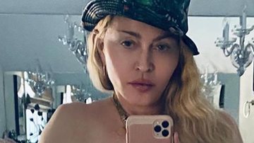 Aos 61 anos, Madonna faz topless em clique ousadíssimo e arranca suspiros: "Corpo maravilhoso" - Reprodução/Instagram