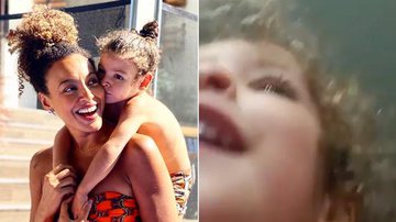 Fofura! Filho de Sheron Menezzes grava vídeo após 'roubar' celular da mãe - Instagram