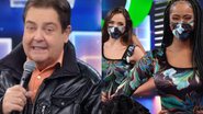 Na volta de Faustão, plateia eletrônica e bailarinas mascaradas roubam a cena - Reprodução/TV Globo
