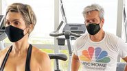 Flavia Alessandra e Otaviano Costa treinam juntos - Instagram