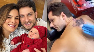 Ex-BBB Eliéser Ambrósio homenageia o filho, Bento, em primeira tatuagem - Instagram